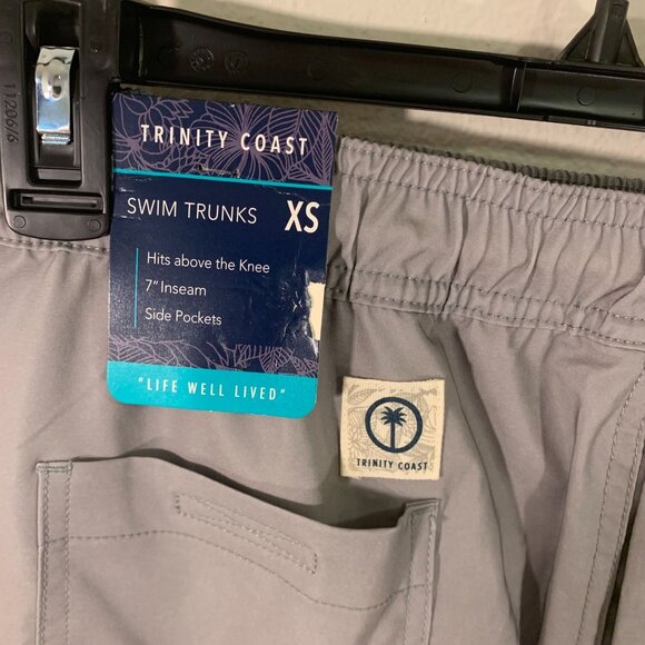 Trinity Coast Swim Trunks X-Small Grey & Black - Picture 4 of 7